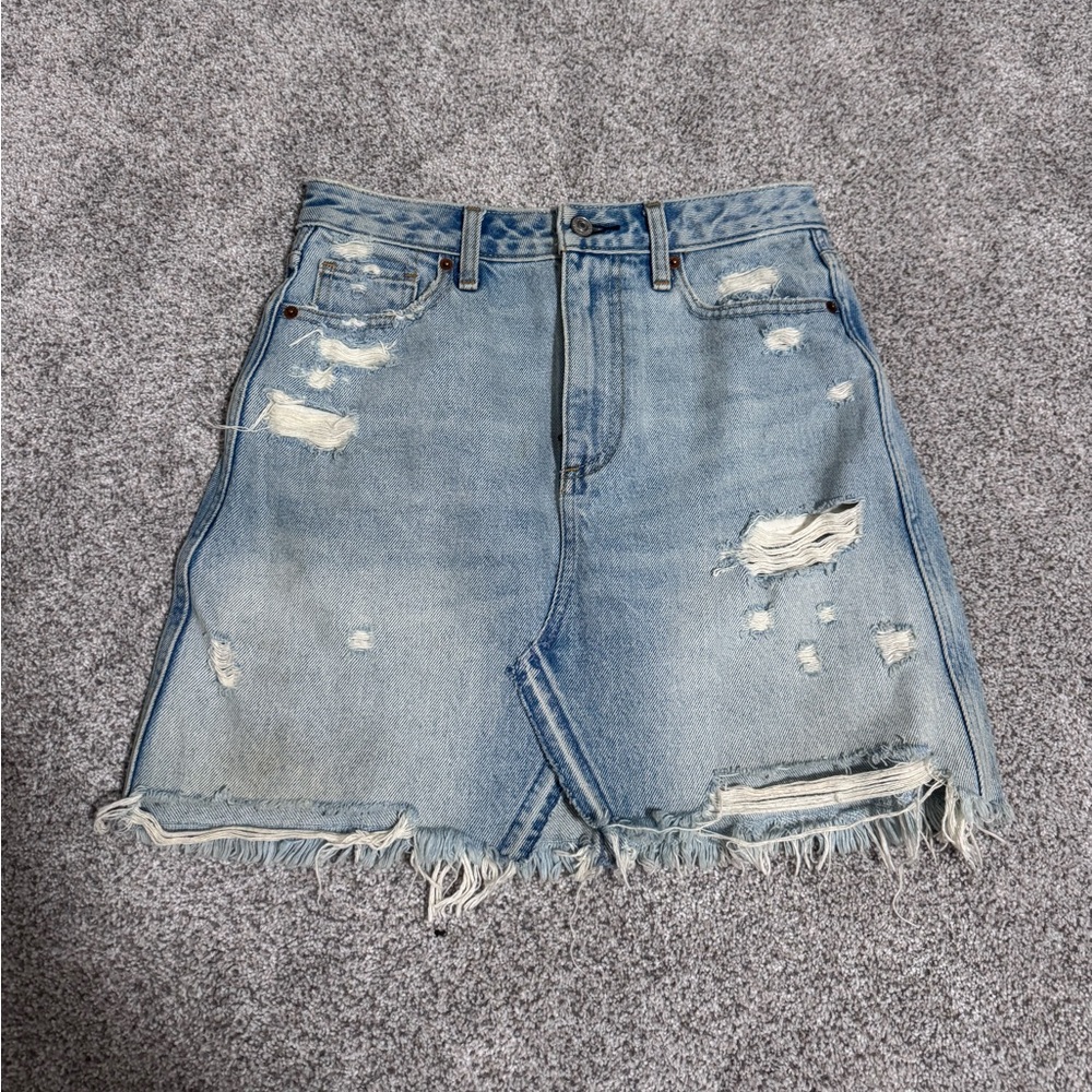 NWOT Abercrombie & Fitch Zoe Natural Rose Vintage A-line Skirt